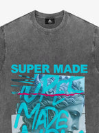 precipice Blue Art Graffiti Pattern T-Shirt
