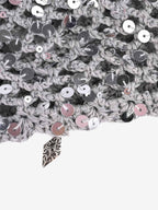 Vintage Sequin Mesh Beaded Fringe Cap