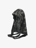 Dark Punk Camouflage Hooded Cape