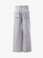 Vintage Drawstring Draped Embroidered Wide Leg Pants