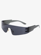 Retro Street Punk Integrated Sports Sunglasses