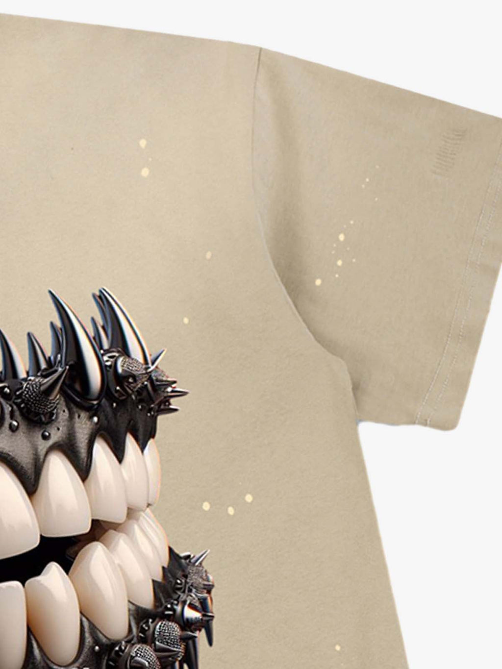 Spiked Teeth Graphic T-Shirt