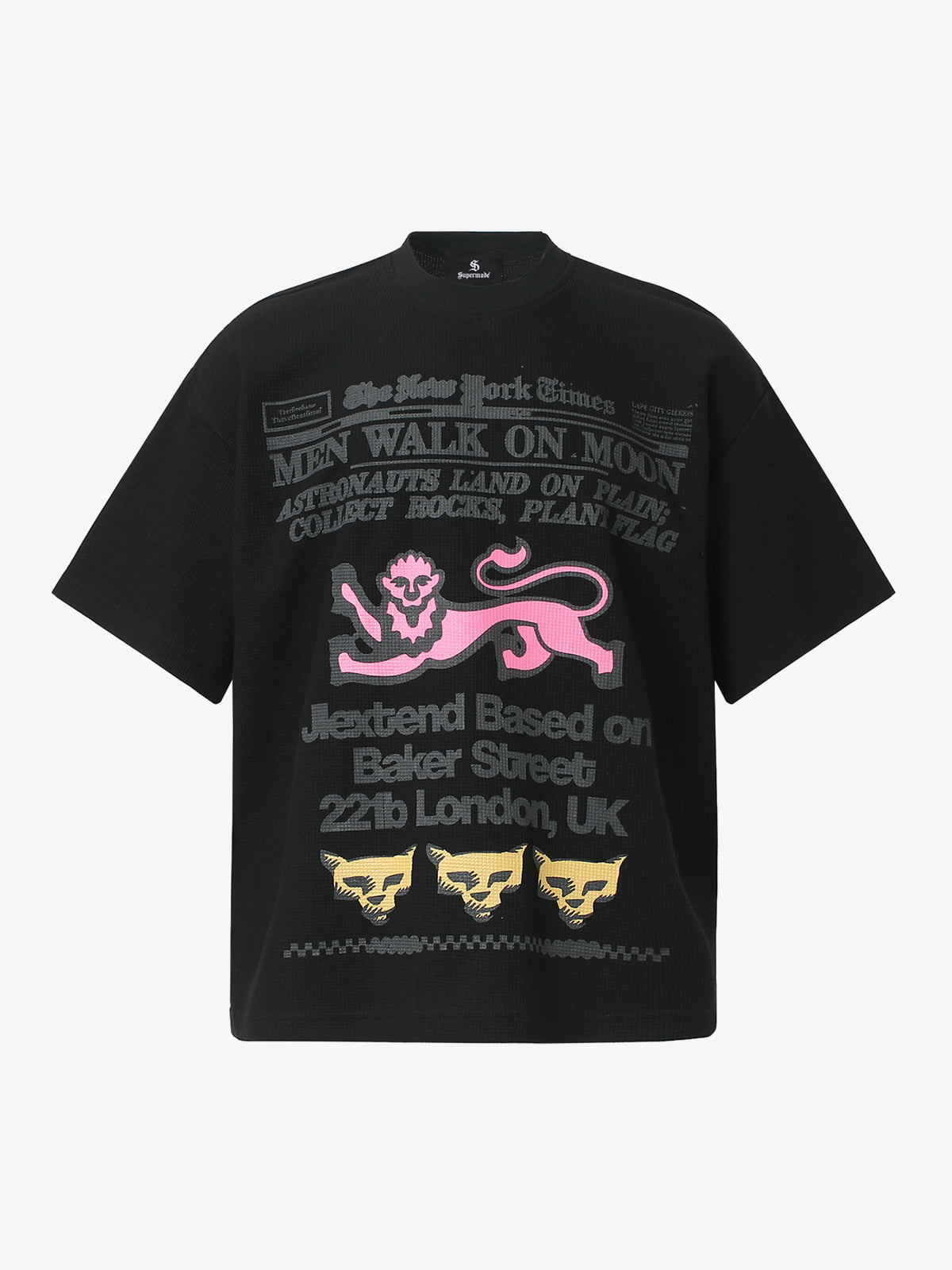 Waffle Knit Fun Graphic T-Shirt