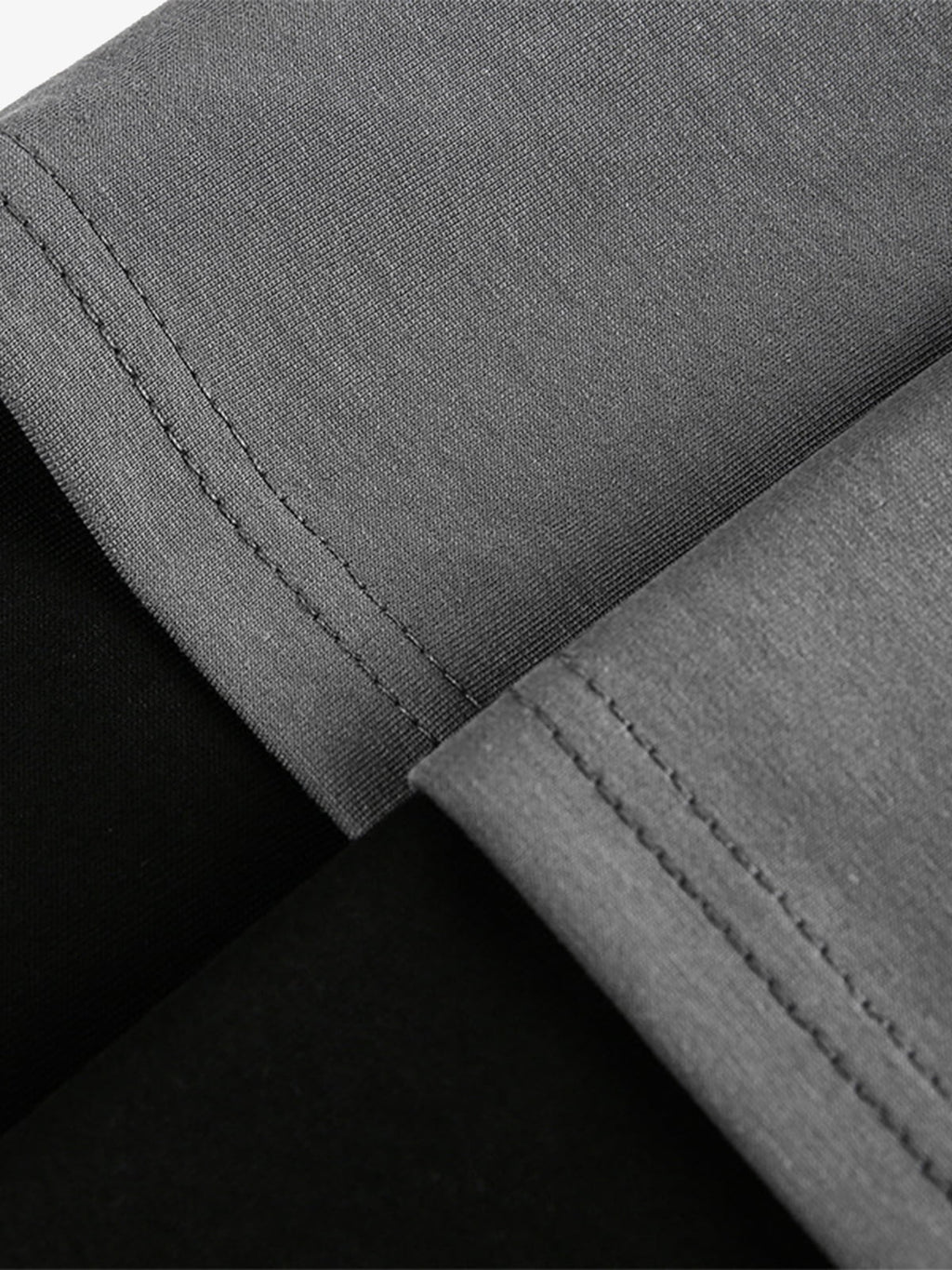 Mock Neck Layered Long Sleeve T Shirt