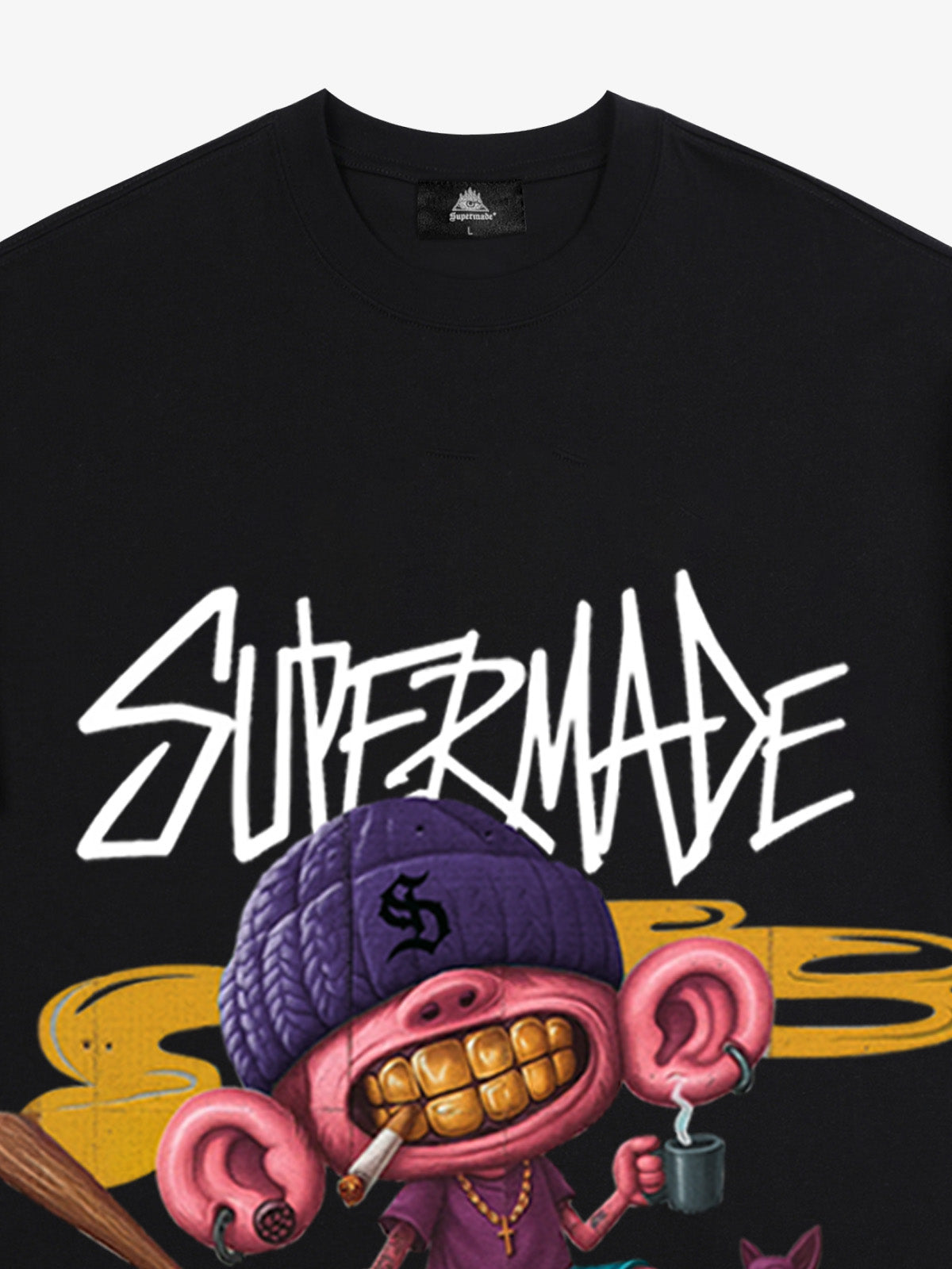 Theprecipice Cartoon Graffiti Trendy Weird Kid T-Shirt