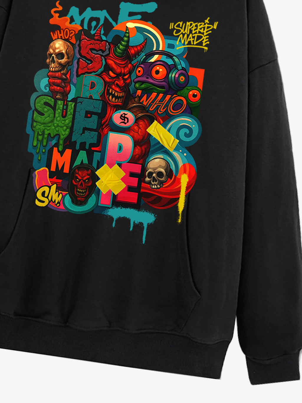 Theprecipice Devil Street Graffiti Carnival Hoodie