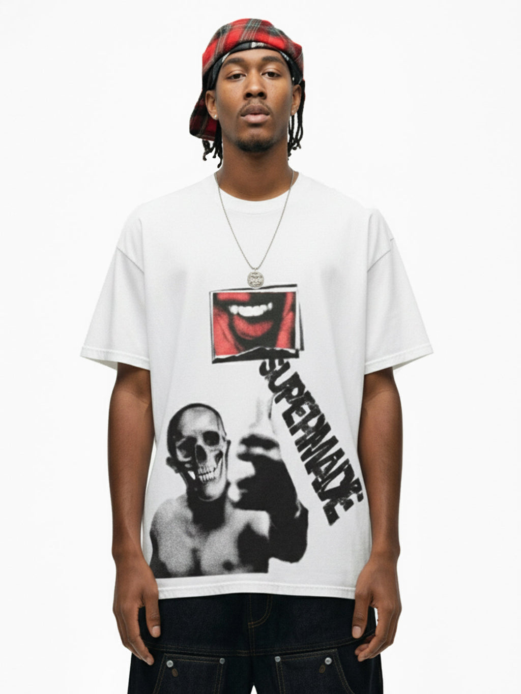 Skull Graphic Gothic Print T-Shirt
