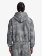 Vintage Washed Tie-Dye Zip Up Hoodie & Barrel Sweatpants Tracksuit