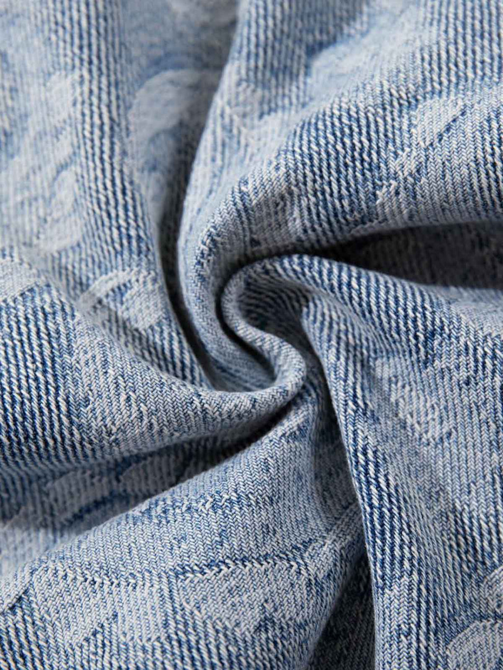 Floral Jacquard Denim Jeans