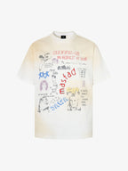 Graffiti Collage Mixed Graphic T-Shirt