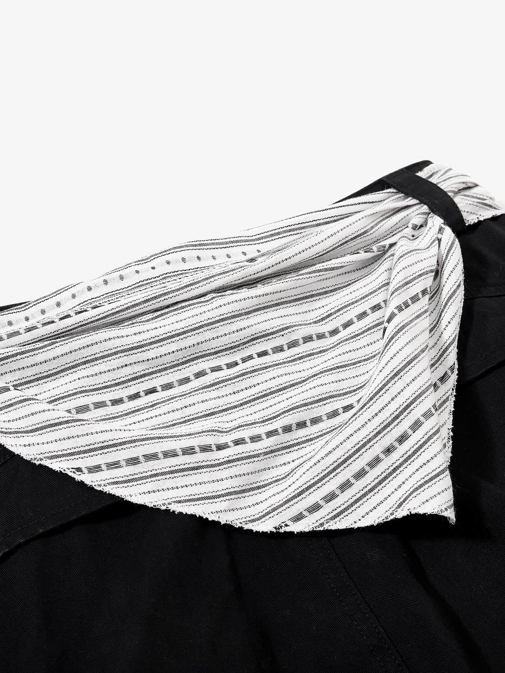 Bandana Waist Strap Multi-Pocket Cotton Cargo Pants