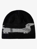 Dachshund Jacquard Knit Beanie