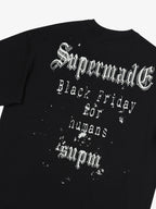 Gothic Skull Spiderweb Graphic T-Shirt
