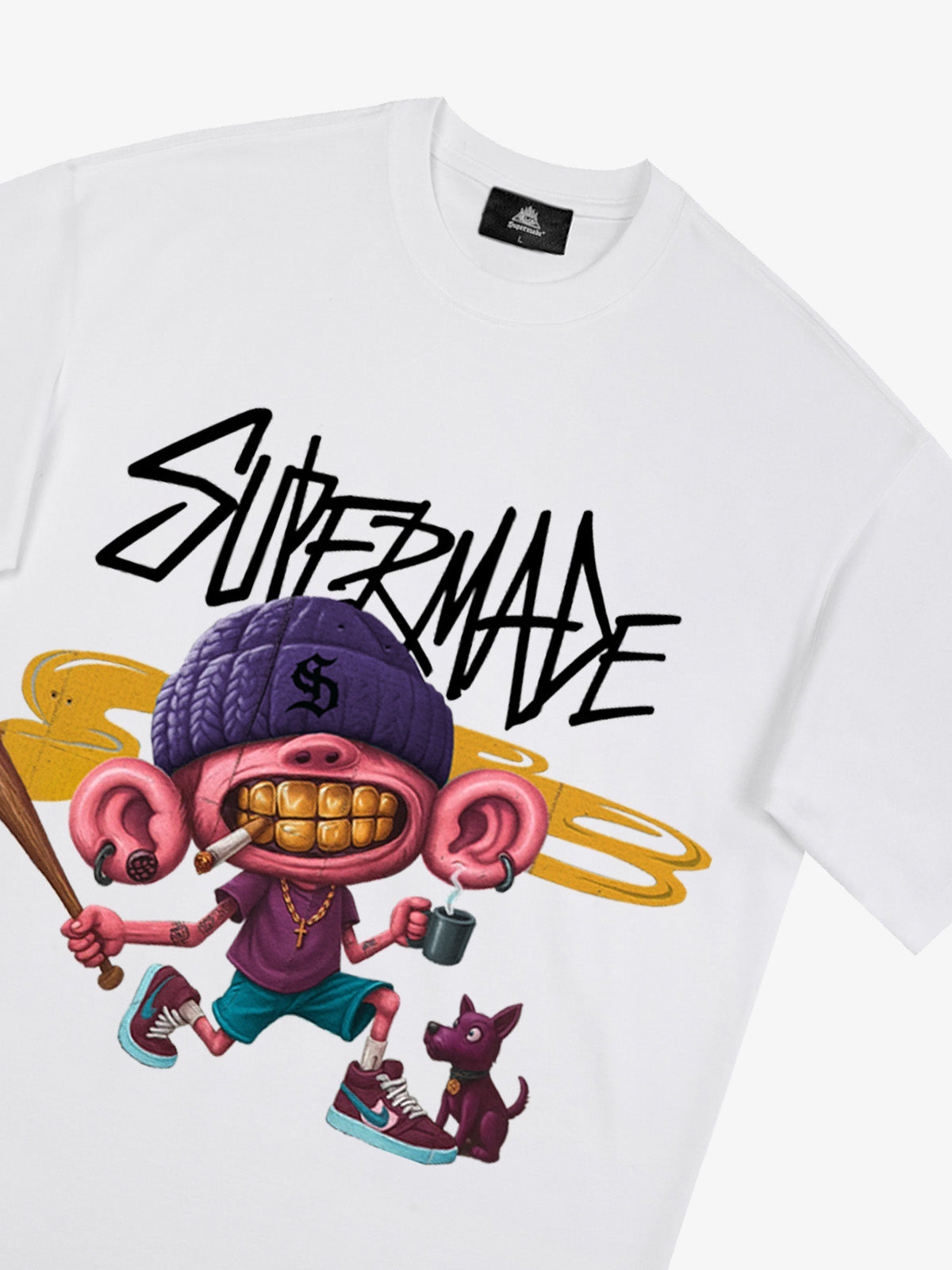Theprecipice Cartoon Graffiti Trendy Weird Kid T-Shirt