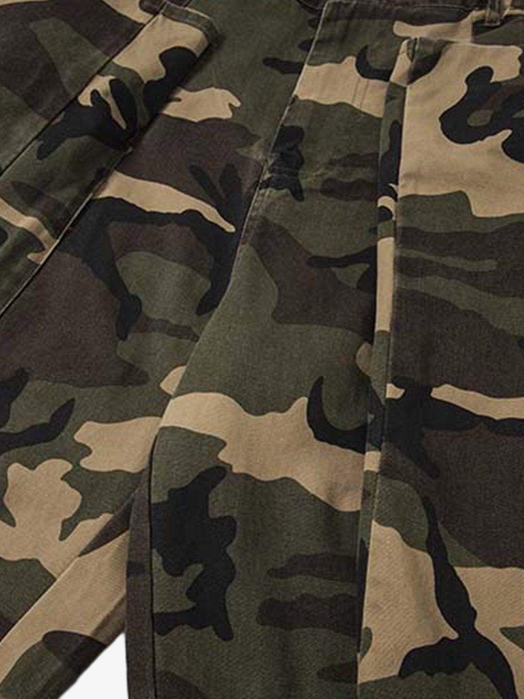 Camouflage Cotton Cargo Multi Pocket Jorts