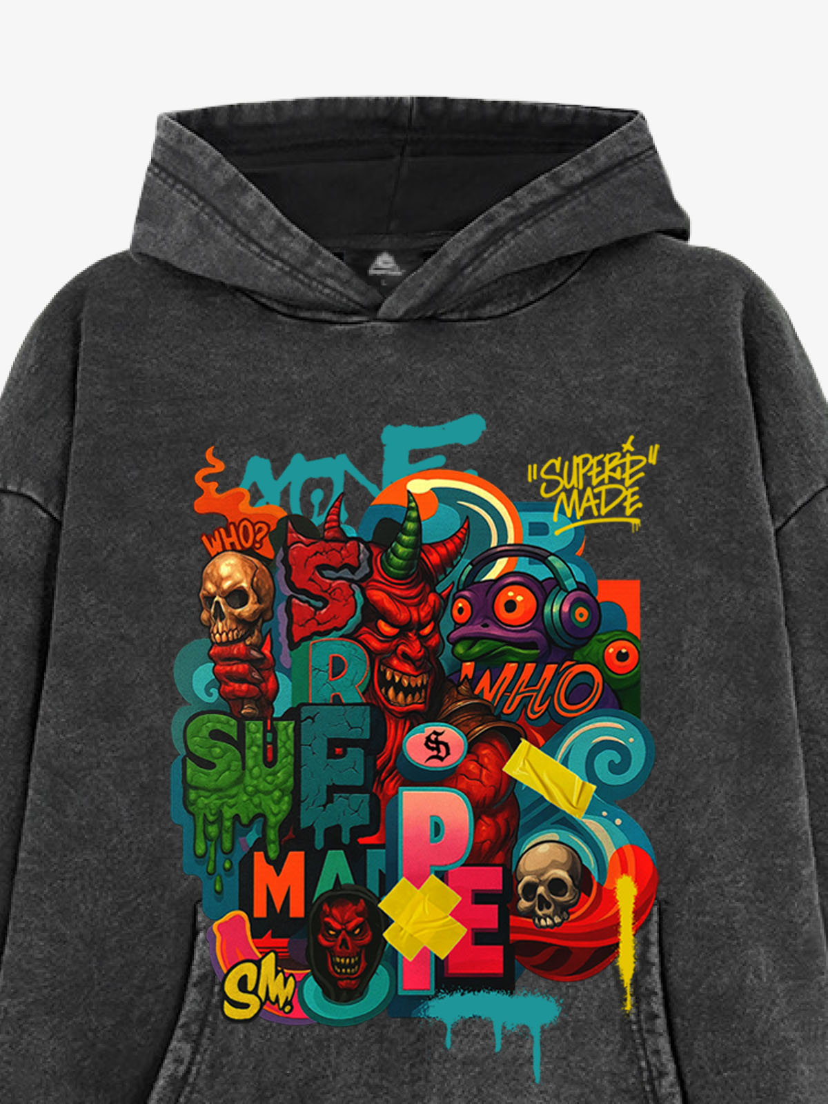 Theprecipice Devil Street Graffiti Carnival Hoodie