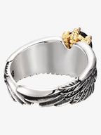 Gothic Wing Stone Ring