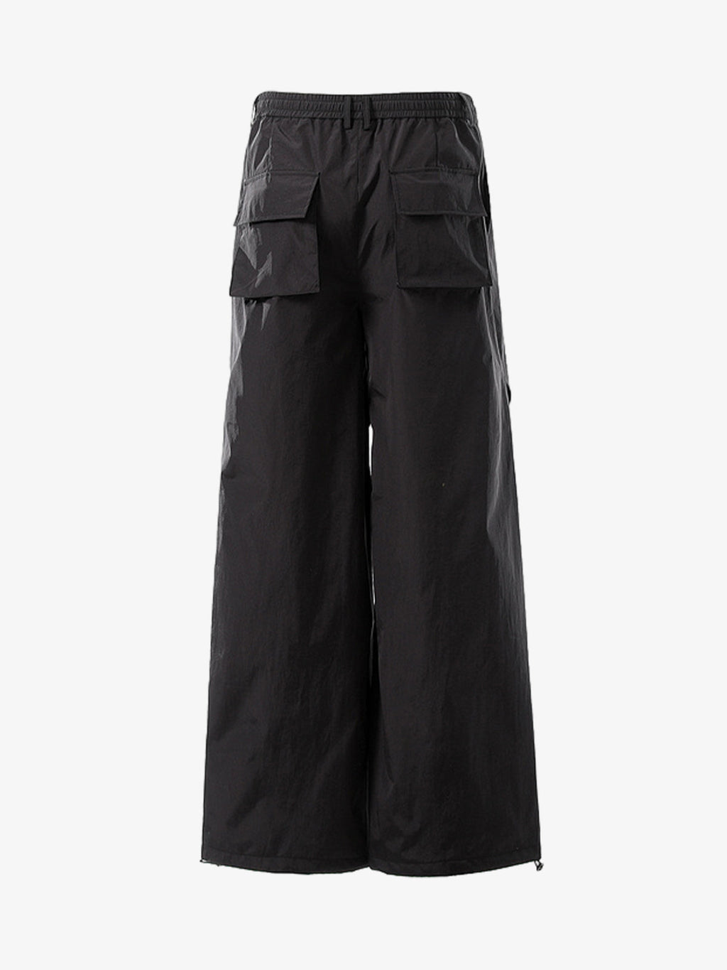 Vintage Drawstring Draped Embroidered Wide Leg Pants
