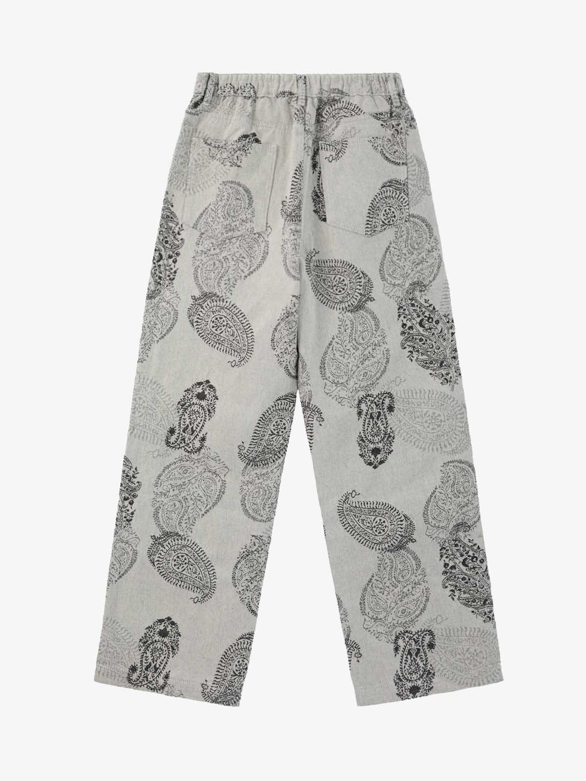 Paisley Jacquard Denim Jeans