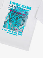 precipice Blue Art Graffiti Pattern T-Shirt