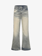 Vintage Washed Flare Jeans