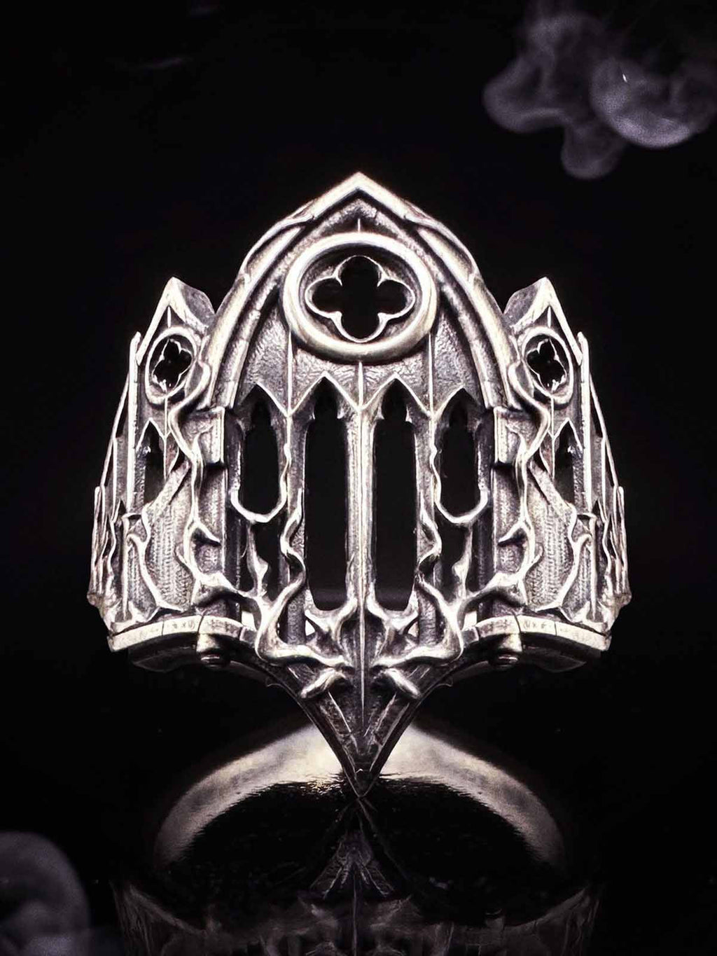 Gothic Armor Open Ring Adjustable