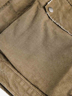 Washed Stand Collar Multi Pocket Jacket