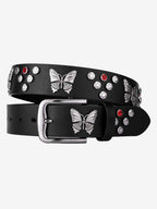 Vintage Butterfly & Star Studded Punk Belt