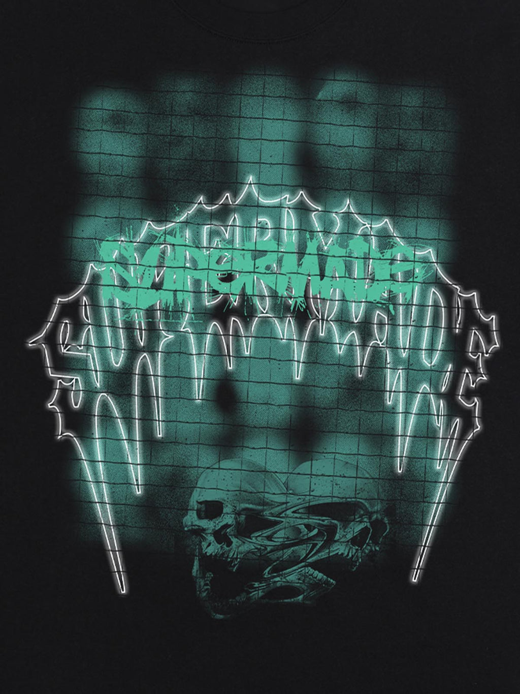 Gothic Skull Graphic Hoodie