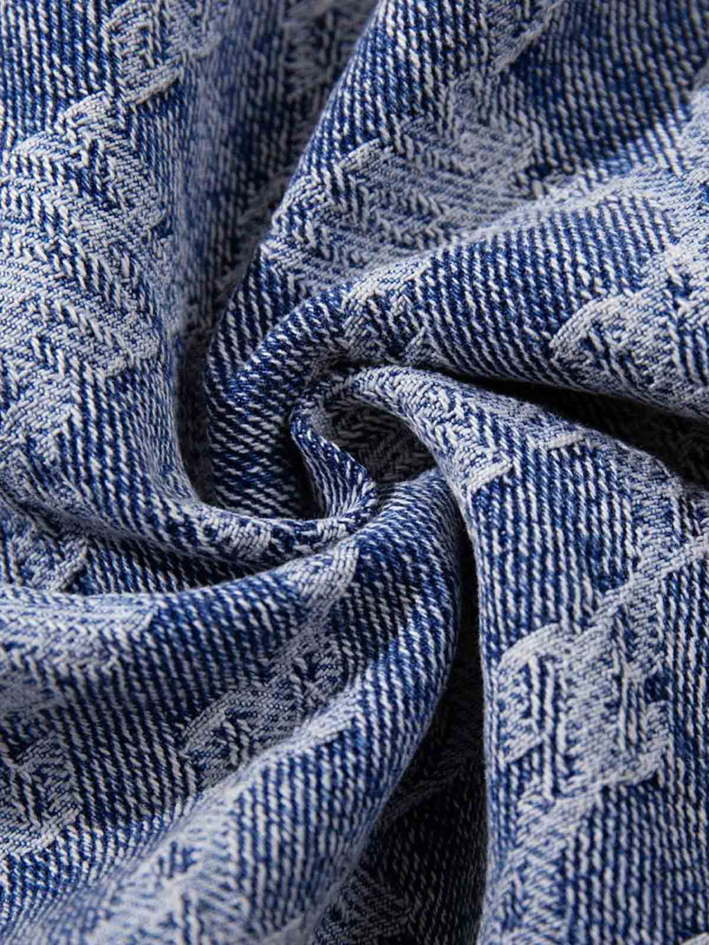 Gradient Wash Jacquard Denim Jeans