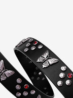 Vintage Butterfly & Star Studded Punk Belt