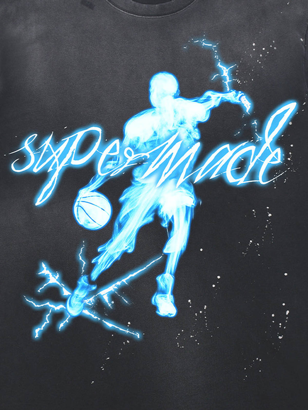 precipice Energy Burst Basketball Electric Graphic T-Shirt
