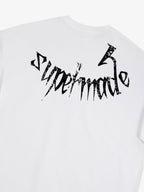 Gothic Skull Distressed Letter T-Shirt