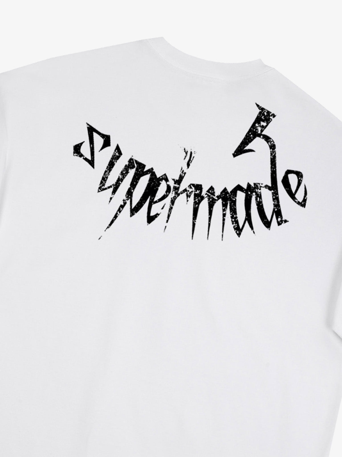 Gothic Skull Distressed Letter T-Shirt