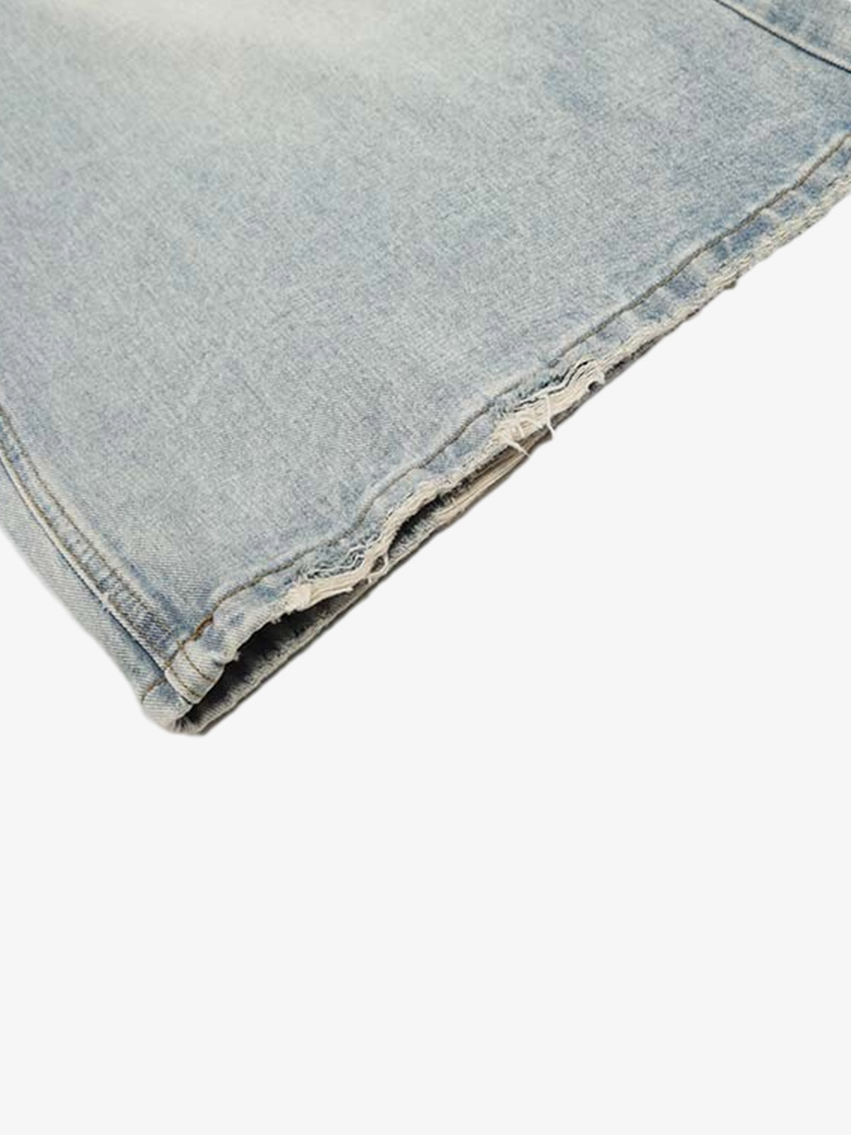 Light Wash Loose Fit Denim Jorts