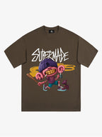 Theprecipice Cartoon Graffiti Trendy Weird Kid T-Shirt