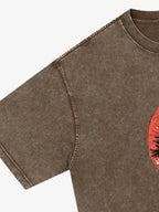 Soccer Ball Lips Graphic T-Shirt