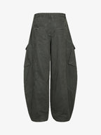 Patchwork Multi-Pocket Workwear Casual Machete Pants