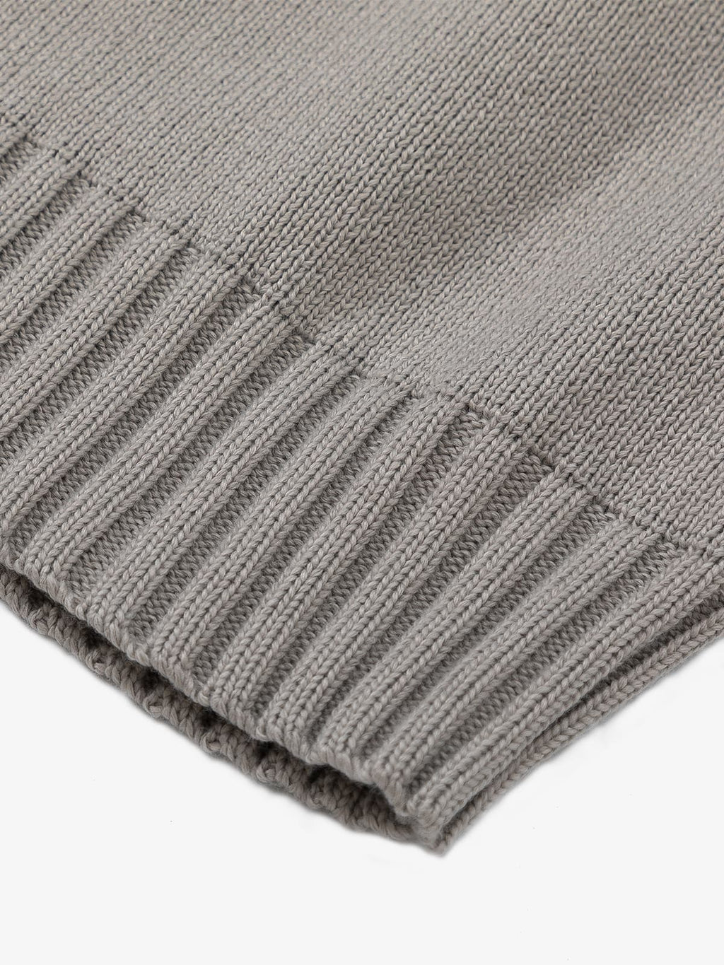 Layered Double V-Neck Ribbed Knit Cardigan