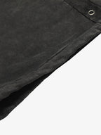 Street Washed Mottled Rivet Letter Print Baggy Sweatpants