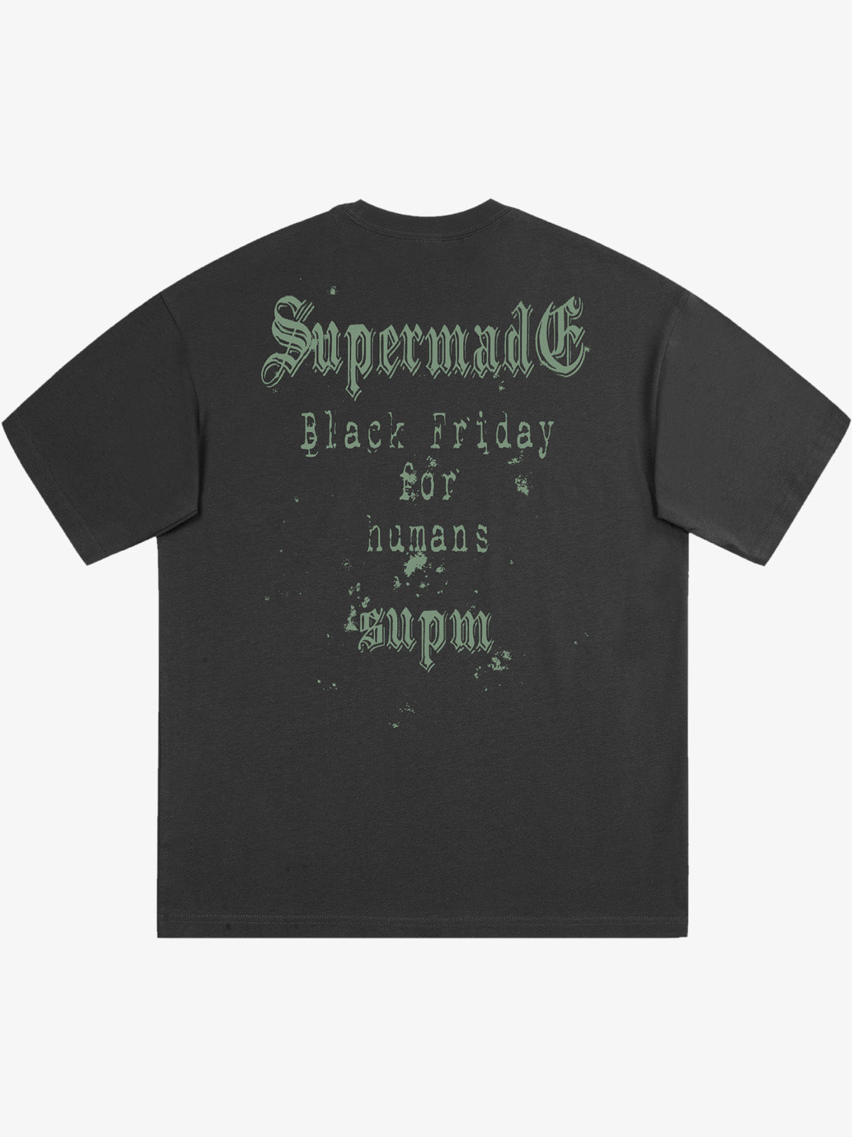 Gothic Skull Spiderweb Graphic T-Shirt