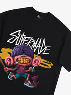 Theprecipice Cartoon Graffiti Trendy Weird Kid T-Shirt