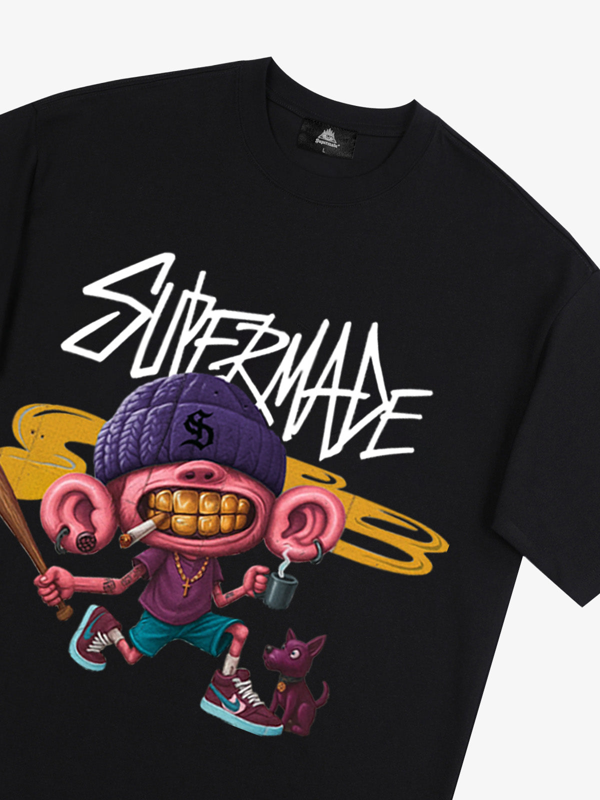 Theprecipice Cartoon Graffiti Trendy Weird Kid T-Shirt