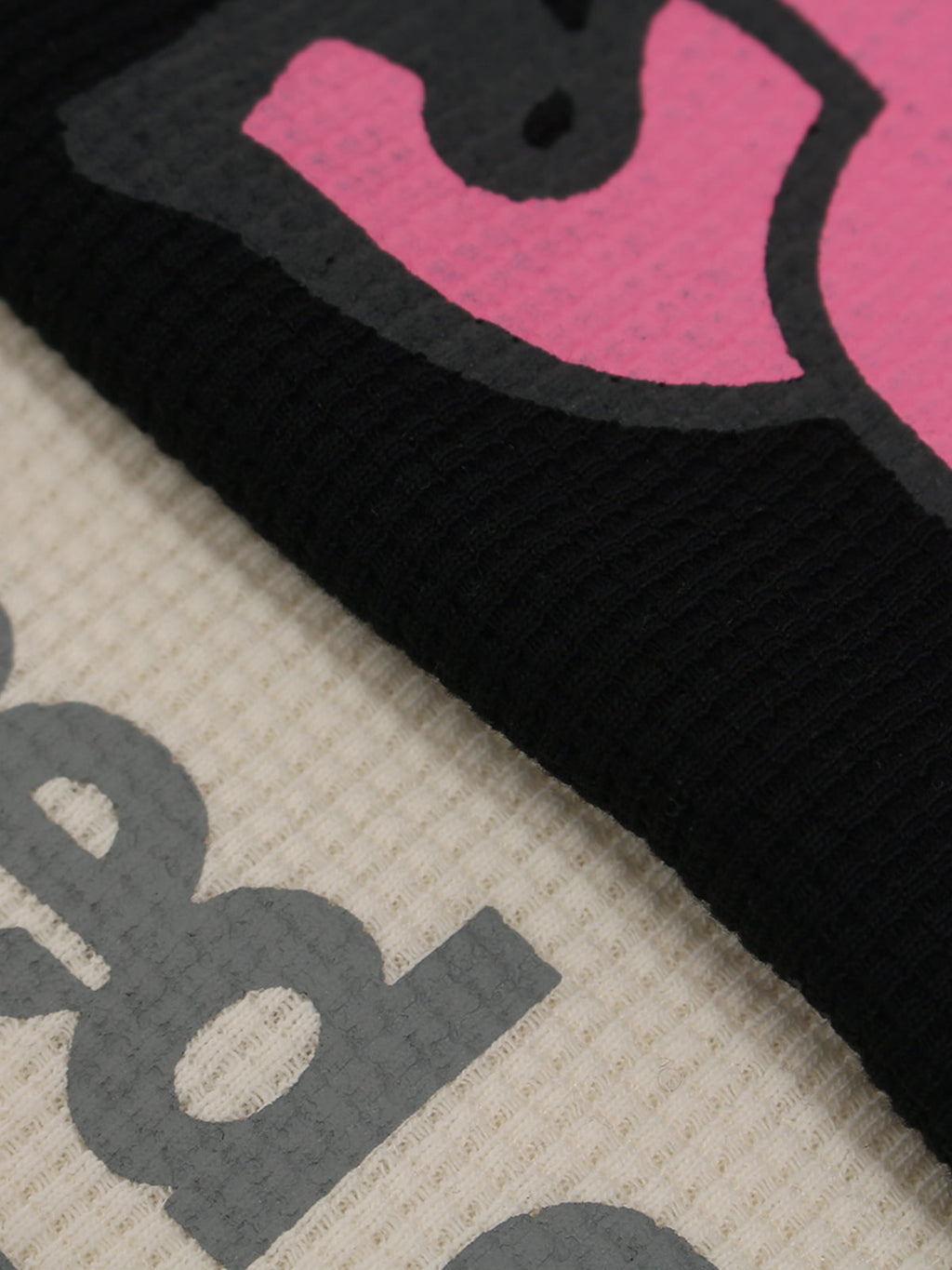 Waffle Knit Fun Graphic T-Shirt