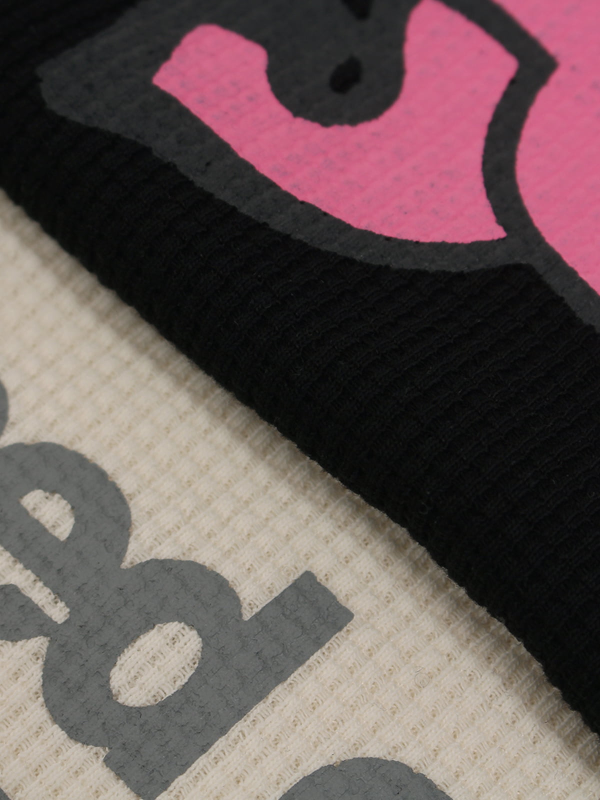 Waffle Knit Fun Graphic T-Shirt