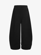 Retro Contrast Panel Drawstring Sweatpants