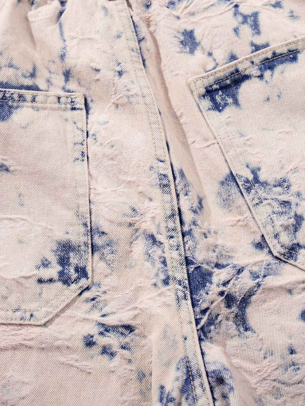 Vintage Ombré Acid Wash Wide-Leg Jeans
