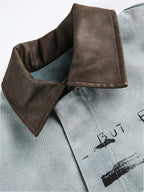 Vintage Washed Distressed Barn Work Jacket - 2582