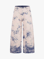 Vintage Ombré Acid Wash Wide-Leg Jeans