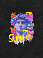 David Sculpture Vibrant Graffiti Art T-Shirt